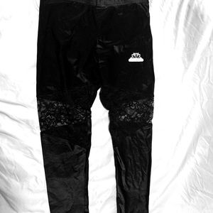 Lotus Lace Black Leggings